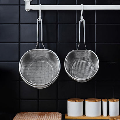 🥄🔥 REA! Rostfritt 304 stålsikt med ergonomiskt handtag – Fin & grovmaskig, värmetålig & upphängbar för alla köksuppgifter!