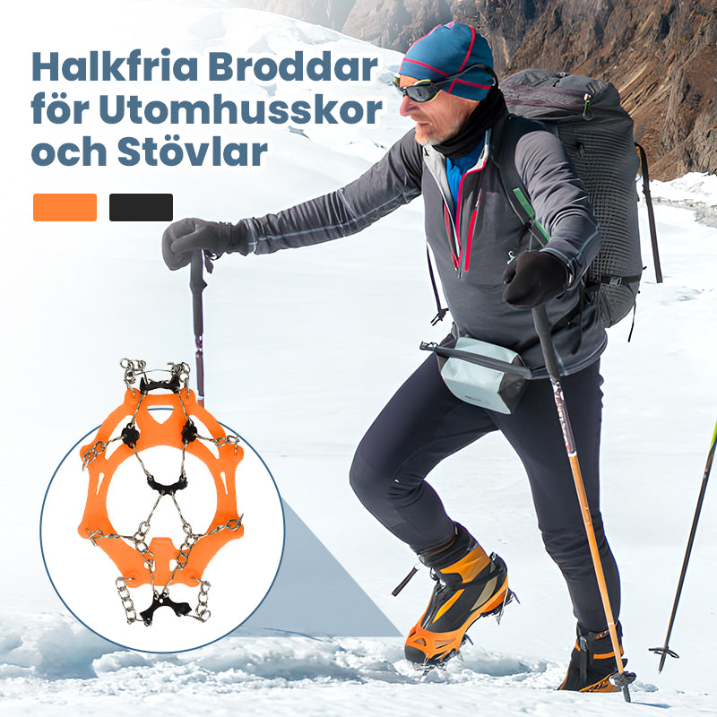 ❄️ Spara 50 % idag! 🥾 Halkskydd för skor & stövlar – säkrare steg på hala vintervägar, passar skostorlek 35–44