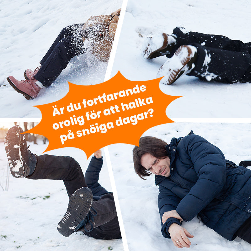 ❄️ Spara 50 % idag! 🥾 Halkskydd för skor & stövlar – säkrare steg på hala vintervägar, passar skostorlek 35–44
