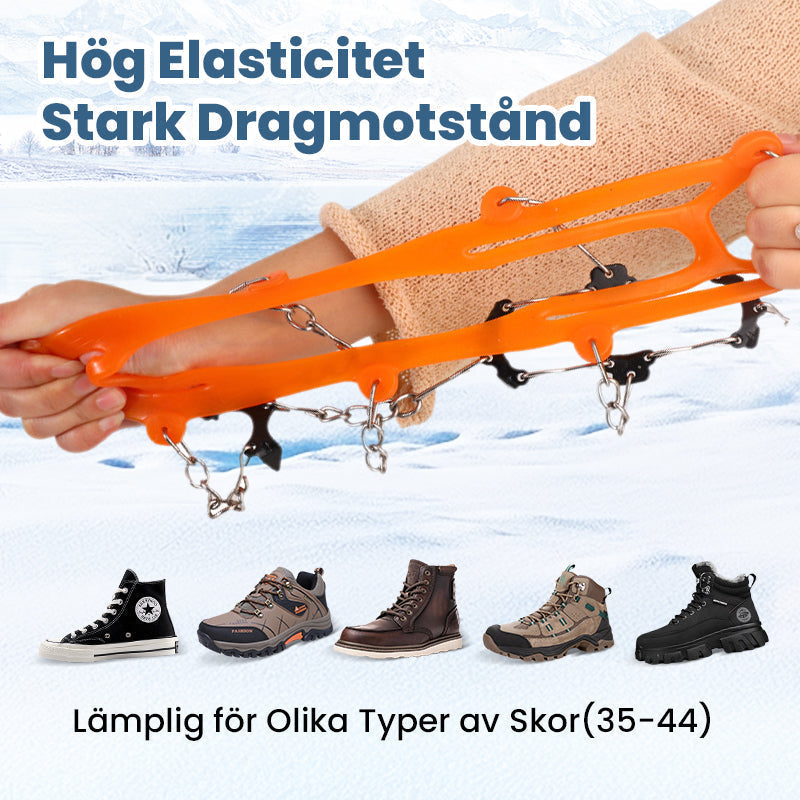 ❄️ Spara 50 % idag! 🥾 Halkskydd för skor & stövlar – säkrare steg på hala vintervägar, passar skostorlek 35–44