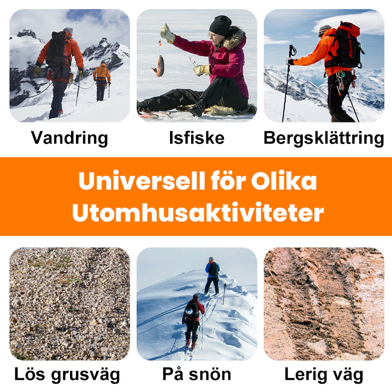 ❄️ Spara 50 % idag! 🥾 Halkskydd för skor & stövlar – säkrare steg på hala vintervägar, passar skostorlek 35–44