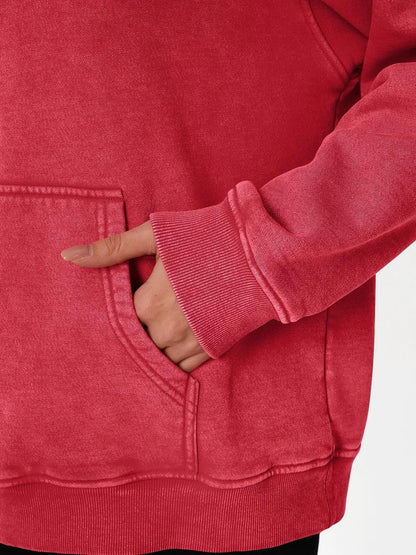Trendig Oversized Damhoodie med Långärmar