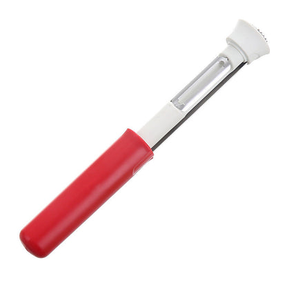 🍎🔥 KÖP 1, FÅ 1 GRATIS! Rostfritt 2-i-1 fruktkärnare & skalare – Skär, urkärna & servera som en proffskock! ✨