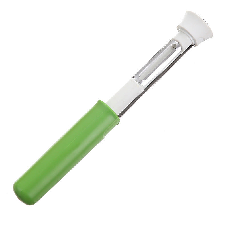 🍎🔥 KÖP 1, FÅ 1 GRATIS! Rostfritt 2-i-1 fruktkärnare & skalare – Skär, urkärna & servera som en proffskock! ✨