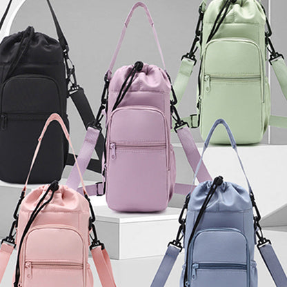 🌊 50% RABATT NU! 🎒 Vattenflaskväska med Telefonficka – Perfekt för Friluftsliv, Resor & Vardag 🌲 | Isolerande, Rymlig & Med Dubbla Remmar