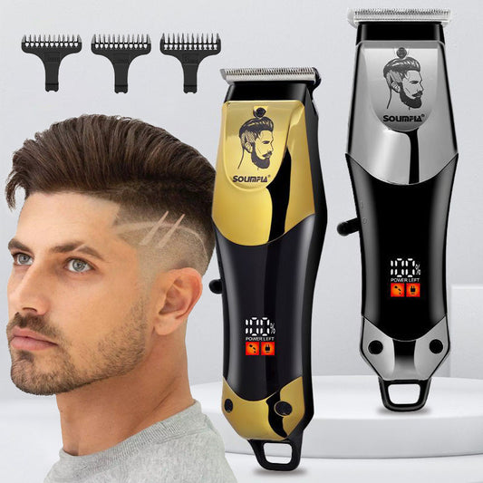 ✂️ 50% RABATT 🔋 Uppladdningsbar hårklippare för män – exakt trimning & USB-laddning
