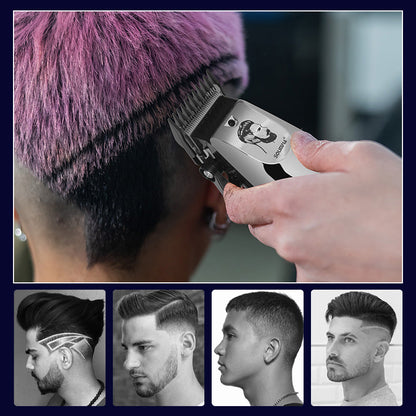 ✂️ 50% RABATT 🔋 Uppladdningsbar hårklippare för män – exakt trimning & USB-laddning