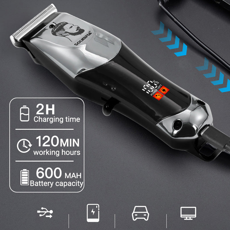 ✂️ 50% RABATT 🔋 Uppladdningsbar hårklippare för män – exakt trimning & USB-laddning