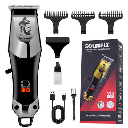 ✂️ 50% RABATT 🔋 Uppladdningsbar hårklippare för män – exakt trimning & USB-laddning