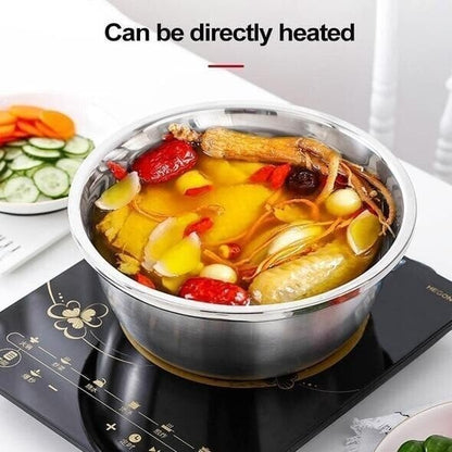 🥣 50% RABATT NU! 🍽️ Multifunktionell Behållare i Rostfritt Stål från Tyskland – 3-delat Set – Perfekt för Siktning, Rivning & Förvaring – Livsmedelsklassat 201 Rostfritt Stål 🍲