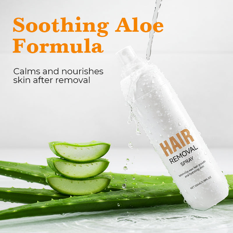 ✨ Skonsam hårborttagningsspray med aloe vera – för len och slät hud