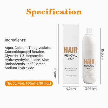 ✨ Skonsam hårborttagningsspray med aloe vera – för len och slät hud