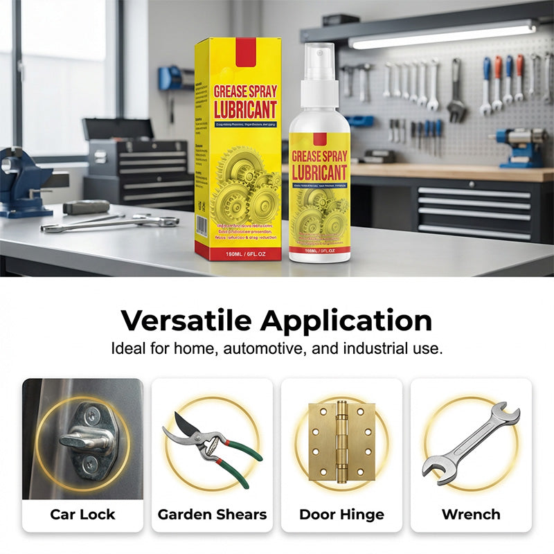 🛠️ 50% RABATT NU!⚡ Multi-Purpose Rostborttagare & Smörjspray – Omedelbar Knirk Eliminatore – Metall Verktyg Återställare – Långvarigt Skydd 🧴