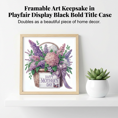 6PCS Mother's Day Diamond Art Painting Greeting Card