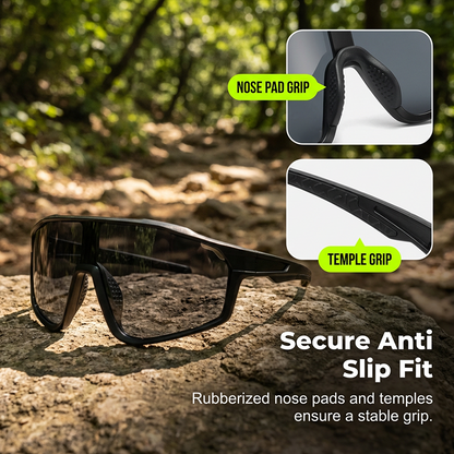 🏃‍♂️🚴‍♀️ Light-Sensitive Sports Glasses for Men & Women