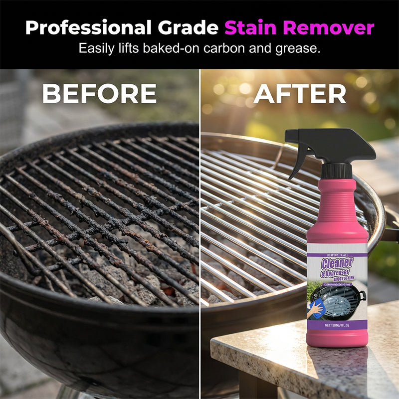 ✨ Tough Grease Gone Fast – Heavy-Duty Grill Cleaner Spray 💪