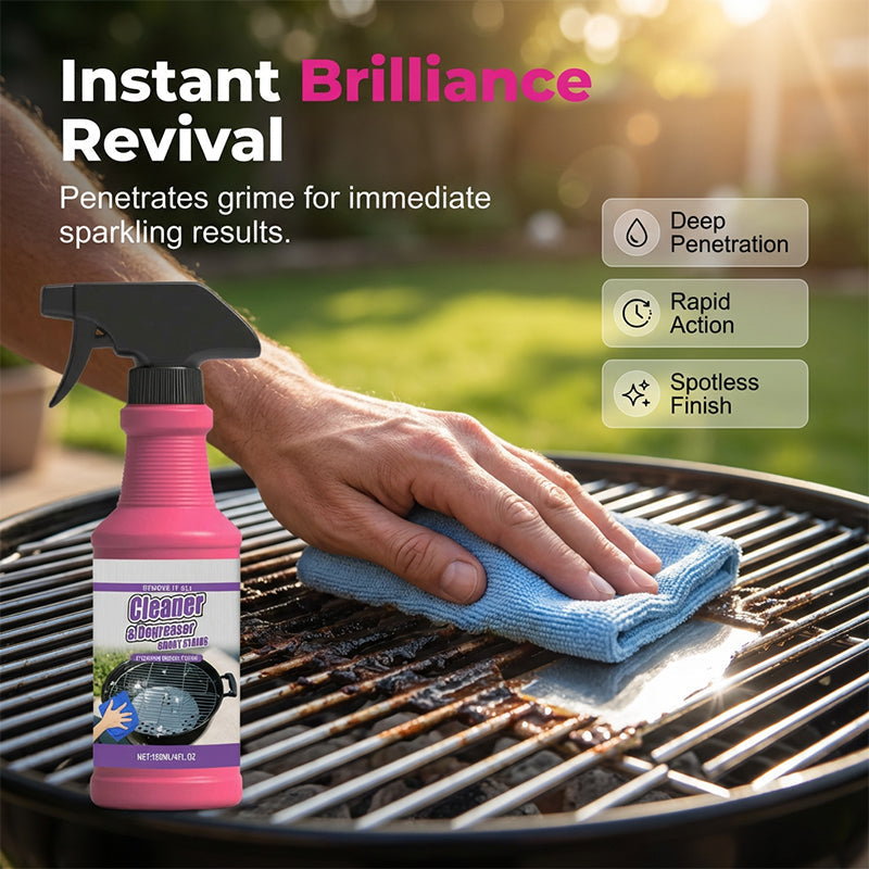 ✨ Tough Grease Gone Fast – Heavy-Duty Grill Cleaner Spray 💪