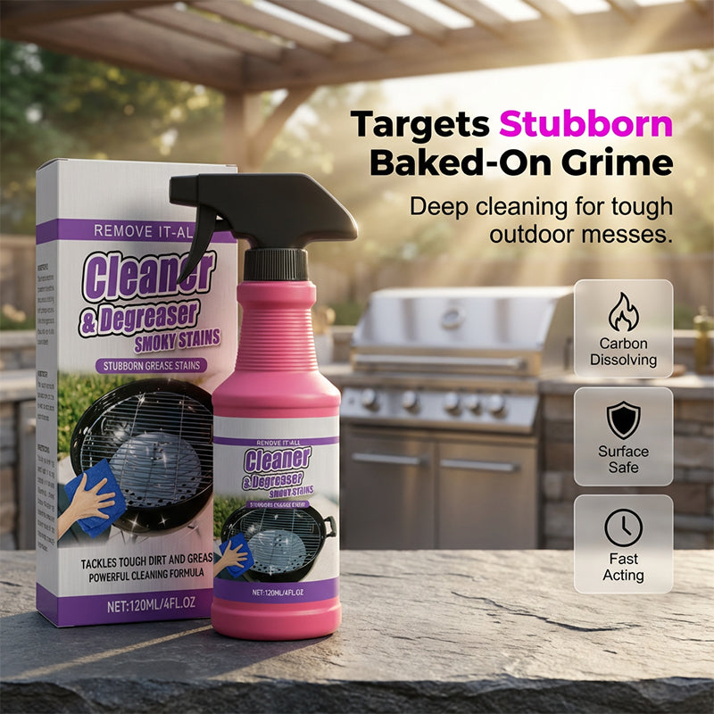 ✨ Tough Grease Gone Fast – Heavy-Duty Grill Cleaner Spray 💪