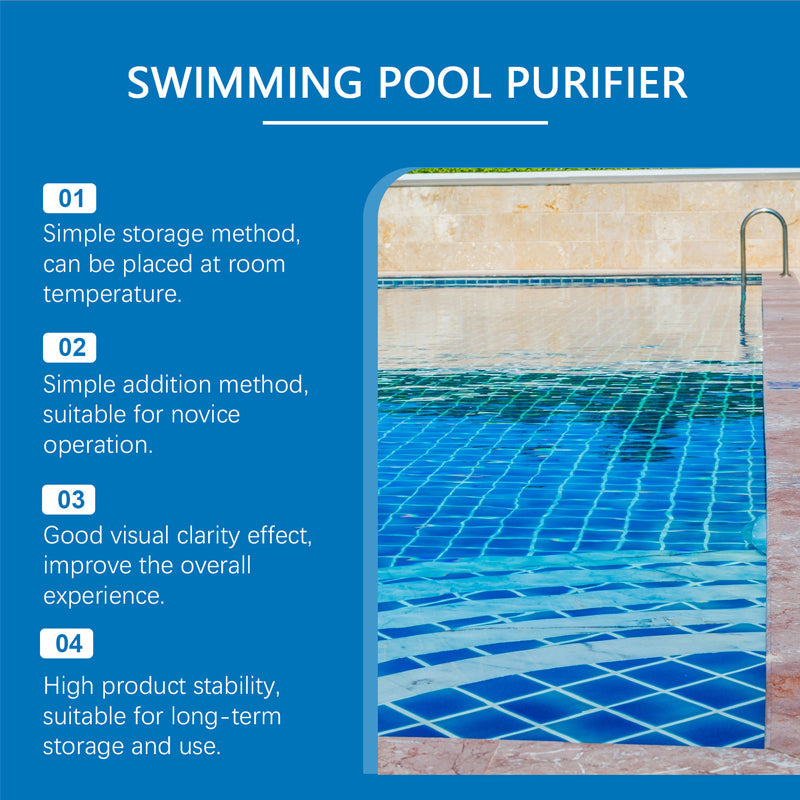 ✨ Swimming Pool Purifying Liquid – Crystal Clear Water, Chlorine-Free & Safe 🏊‍♂️💧