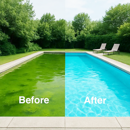 ✨ Swimming Pool Purifying Liquid – Crystal Clear Water, Chlorine-Free & Safe 🏊‍♂️💧