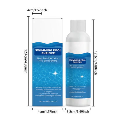 ✨ Swimming Pool Purifying Liquid – Crystal Clear Water, Chlorine-Free & Safe 🏊‍♂️💧