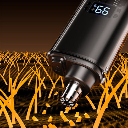 ✨ Elektrisk Näshårstrimmer för Män – Smärtfri & Säker Precisionsklippning med LED-display