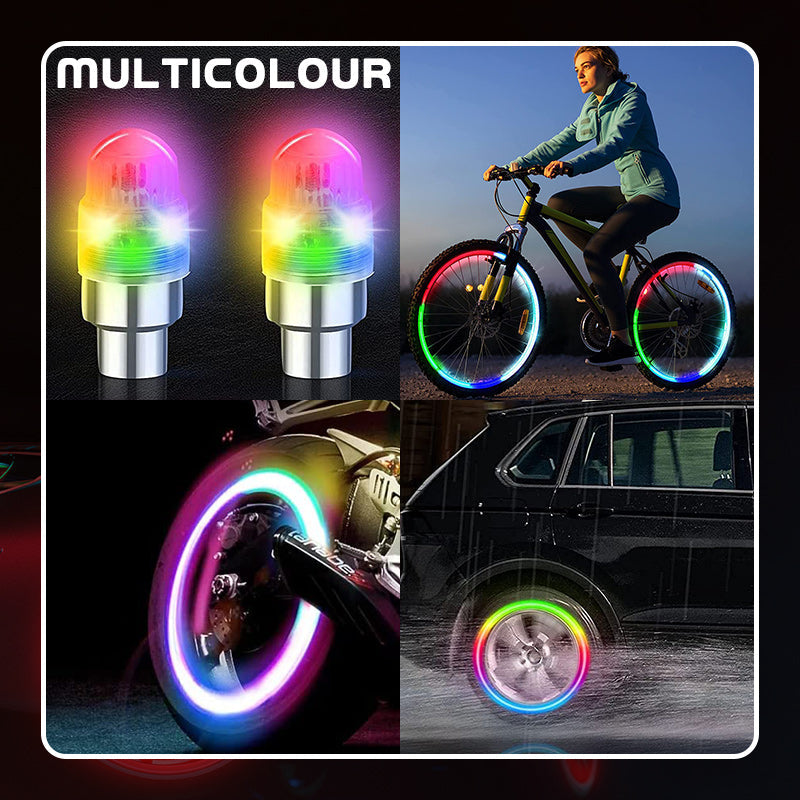 🔥🎁Nyhet 50 % RABATT🔥Vattentäta LED-däckventillys