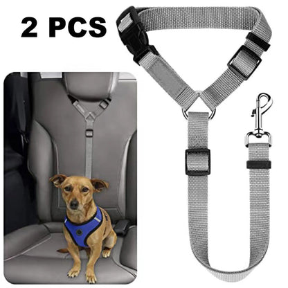 🛒 50 % RABATT NU! 🐶 2‑i‑1 bilbälte och promenadkoppel för hund – fästs enkelt i hundens sele 🚗🌿