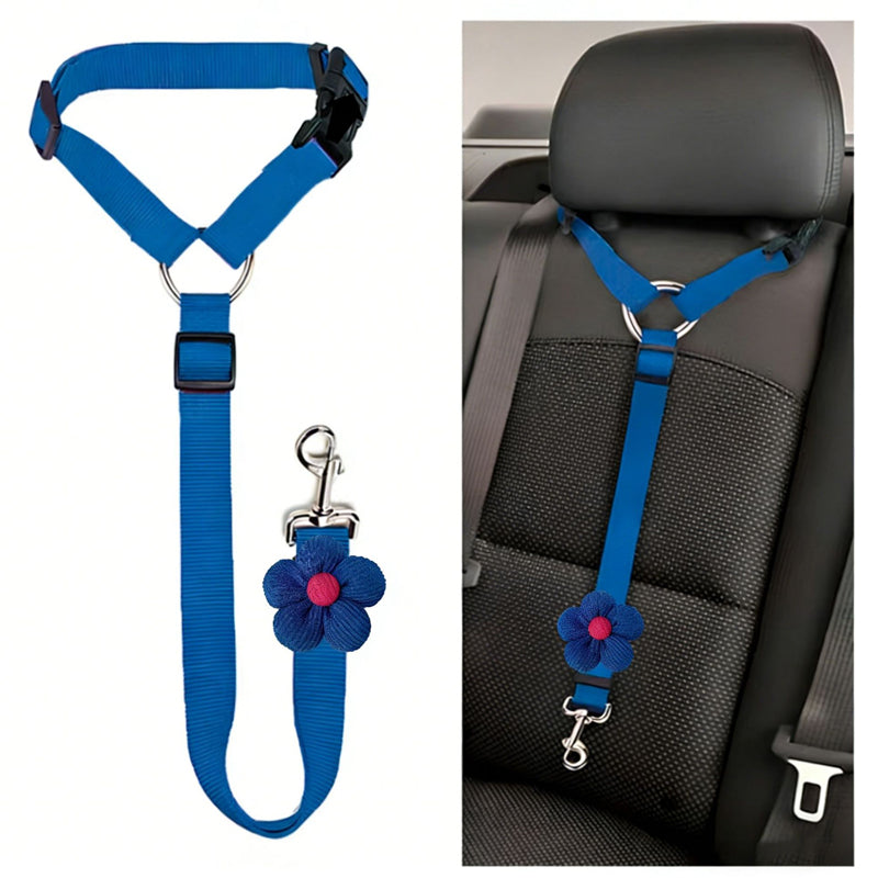 🛒 50 % RABATT NU! 🐶 2‑i‑1 bilbälte och promenadkoppel för hund – fästs enkelt i hundens sele 🚗🌿