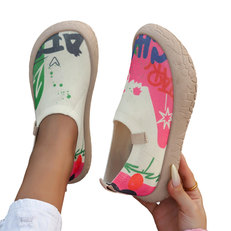 🌿 Bekväma Promenadskor för Dam – Lätta & Andningsbara Slip-On Sneakers