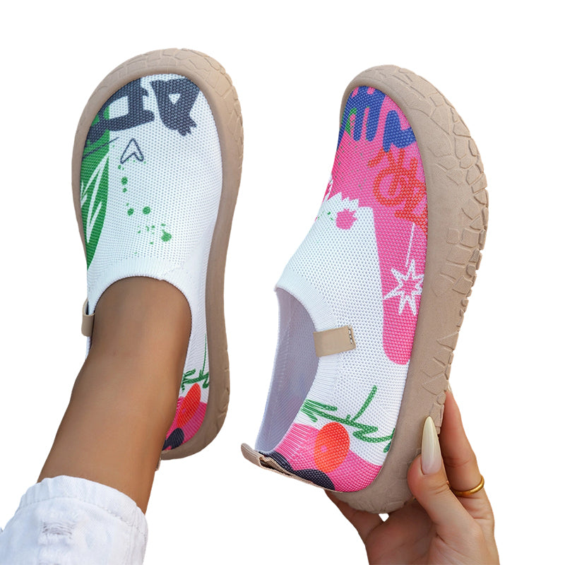 🌿 Bekväma Promenadskor för Dam – Lätta & Andningsbara Slip-On Sneakers