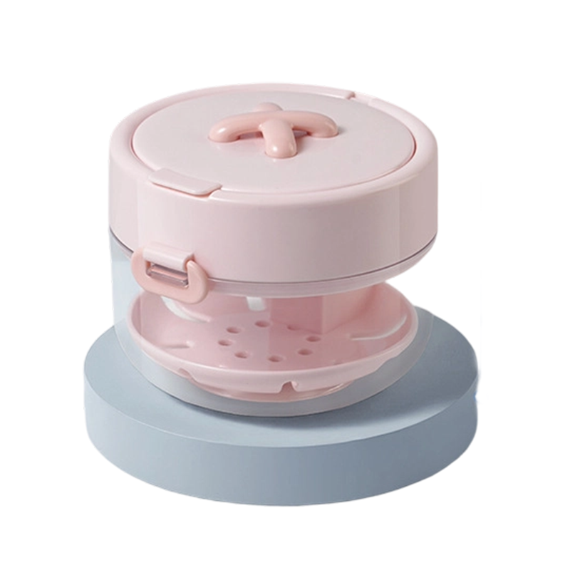 🧼🦷 Litet förvaringsetui för tandställning – med ventilation & lock – perfekt för resan 🎒
