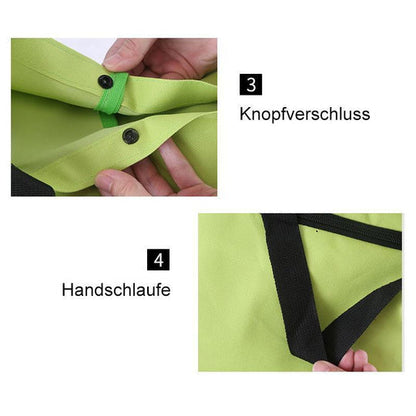 🛒 50% RABATT NU! 2‑i‑1 hopfällbar shoppingvagn – stor kapacitet, slitstarkt Oxford‑tyg & tysta hjul – perfekt för matbutik, marknad, camping och resor 🧳✨