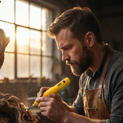 🎨 50% RABATT NU! 🔨 Sladdlös graveringspenna – kraftfull motor, hög precision & uppladdningsbart litiumbatteri – perfekt för trä, DIY och kreativa projekt ✨