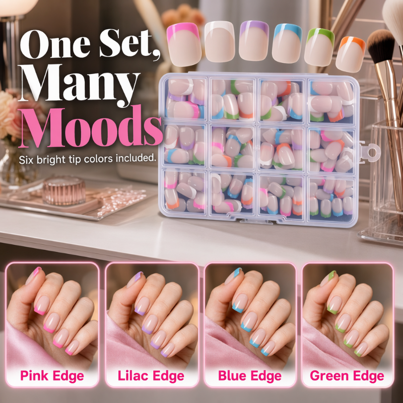 🥳2026 HETASTE REA🥳💞50K+ SÅLDA!💅✨ 50% RABATT!🎁 Color Pop Lösnaglar