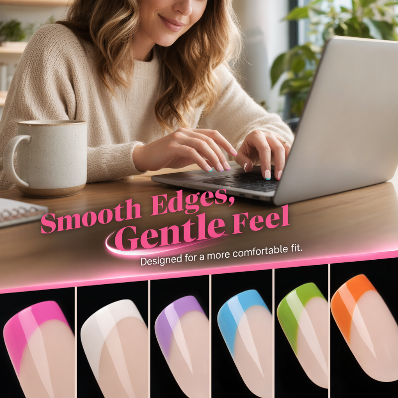 🥳2026 HETASTE REA🥳💞50K+ SÅLDA!💅✨ 50% RABATT!🎁 Color Pop Lösnaglar