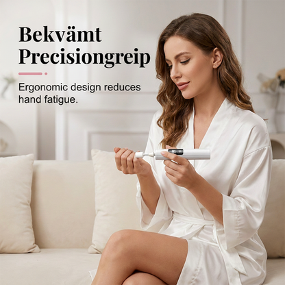 ✨ Professionell elektrisk nagelfil med 99 hastighetsnivåer och 4 sliphuvuden – för exakt nagelvård hemma 💅
