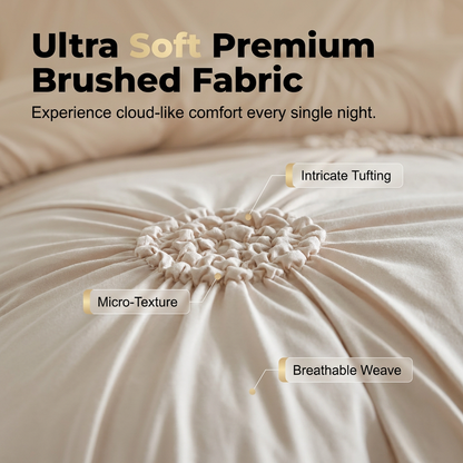 🛏️ 50% RABATT NU! Lyxigt påslakanset med elegant veckstruktur – mjukt, bekvämt & perfekt för en rofylld natts sömn 🌙✨
