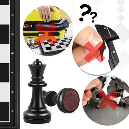 ♟️Magnetiskt schackspel med hopfällbart bräde✨