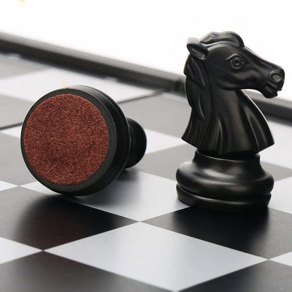 ♟️Magnetiskt schackspel med hopfällbart bräde✨