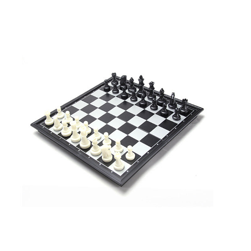 ♟️Magnetiskt schackspel med hopfällbart bräde✨