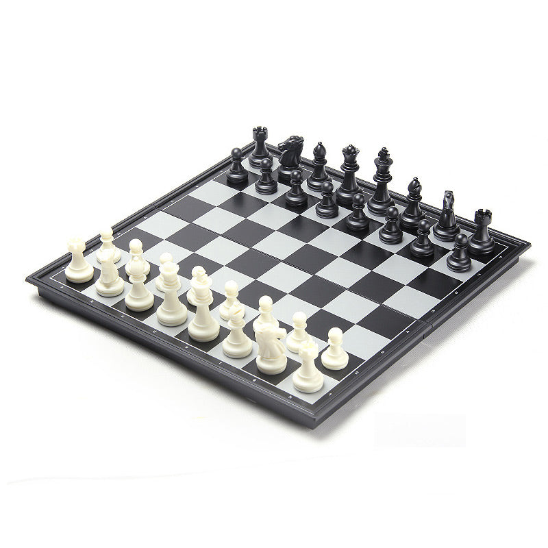 ♟️Magnetiskt schackspel med hopfällbart bräde✨