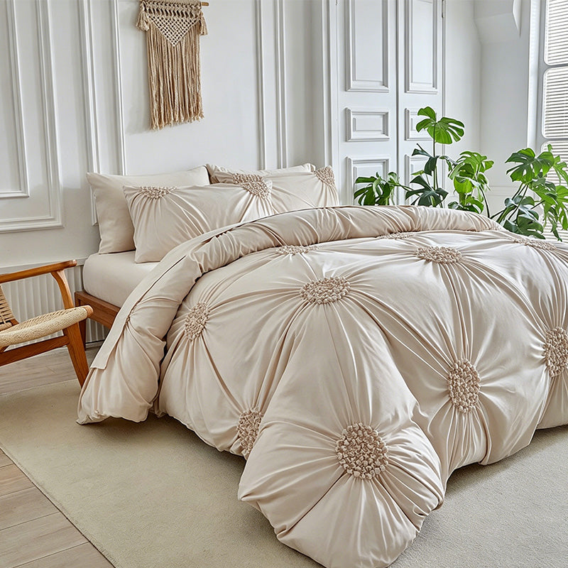 🛏️ 50% RABATT NU! Lyxigt påslakanset med elegant veckstruktur – mjukt, bekvämt & perfekt för en rofylld natts sömn 🌙✨