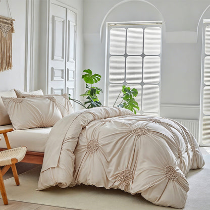 🛏️ 50% RABATT NU! Lyxigt påslakanset med elegant veckstruktur – mjukt, bekvämt & perfekt för en rofylld natts sömn 🌙✨