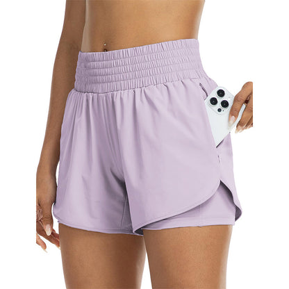 📢📢50% RABATT  NU!! ⏰Dam dubbellagriga yogashorts