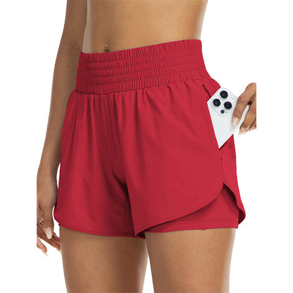 📢📢50% RABATT  NU!! ⏰Dam dubbellagriga yogashorts