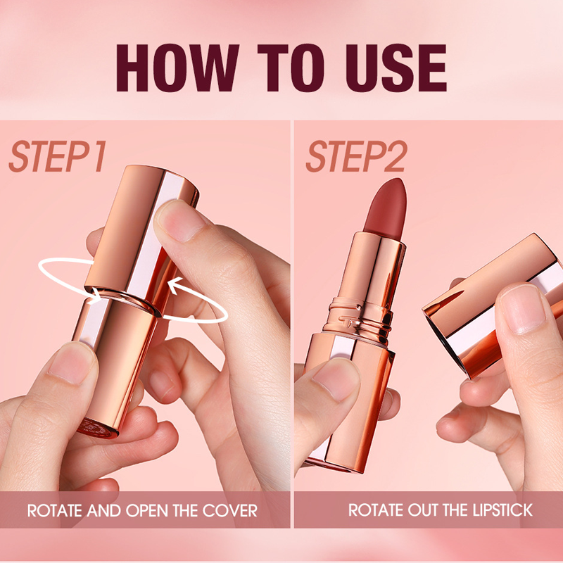 💄 50% RABATT NU! 24 timmars långvarigt matt läppstift – kladdfritt, rikt pigment & återfuktande – perfekt för hela dagen ✨💋