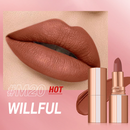 💄 50% RABATT NU! 24 timmars långvarigt matt läppstift – kladdfritt, rikt pigment & återfuktande – perfekt för hela dagen ✨💋