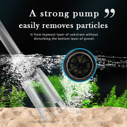 🐠 50% RABATT NU! Elektrisk grusrensare för akvarier – batteridriven, justerbar rörlängd & enkel rengöring – perfekt för alla akvarier 🧹🐟