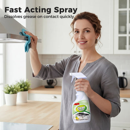 ✨ Köksavfettning Spray – Snabbverkande Fettborttagare för Ugn & Köksfläkt  中文：
